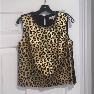 Milly Cheetah Print top NWOT